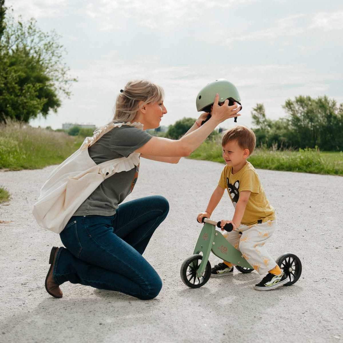 Kinderfeets Tiny Tot 2 in 1 Balance Bike - Sage