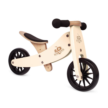 Kinderfeets Tiny Tot 2 in 1 Balance Bike - Cream