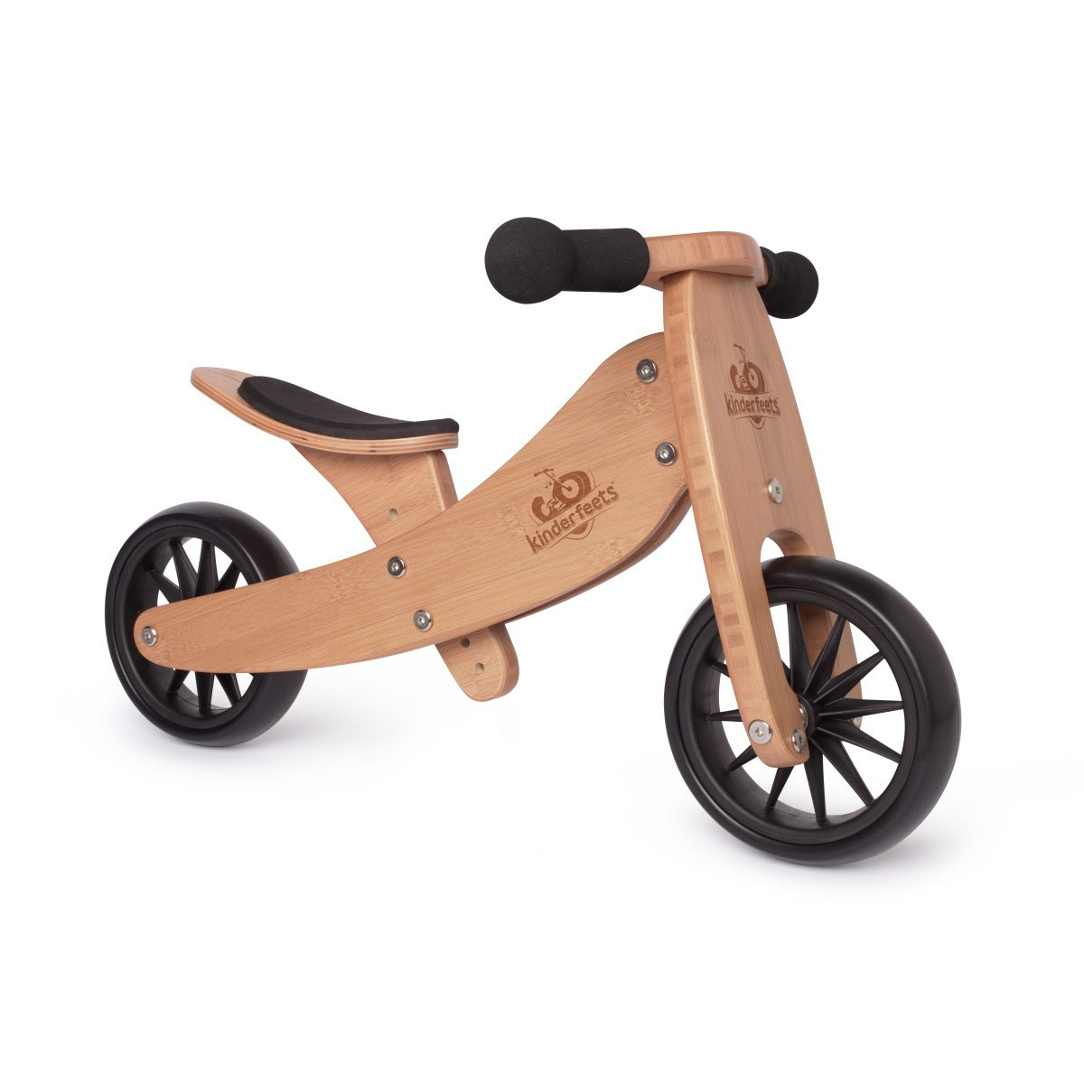 Kinderfeets Tiny Tot 2 in 1 Balance Bike - Bamboo