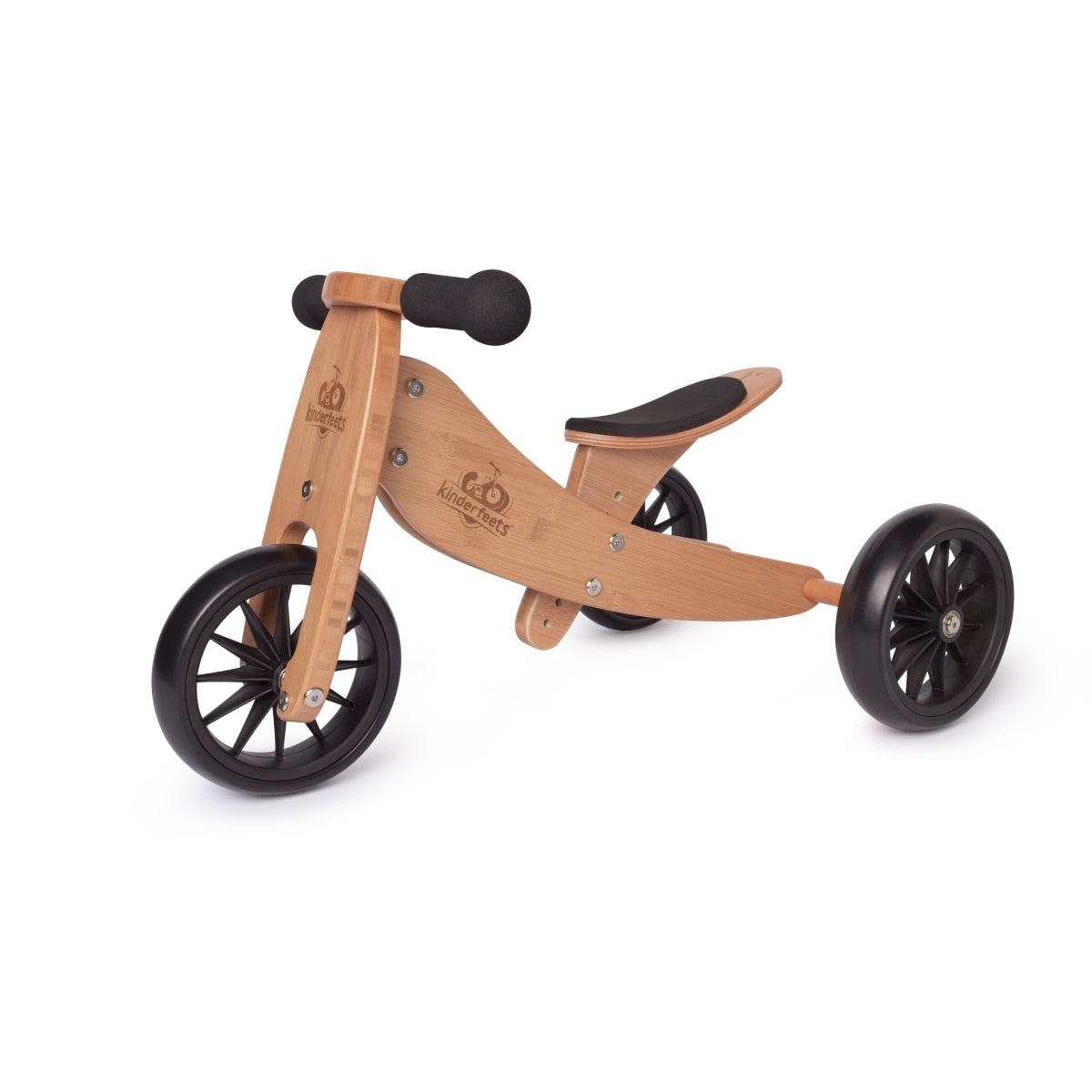 Kinderfeets Tiny Tot 2 in 1 Balance Bike - Bamboo