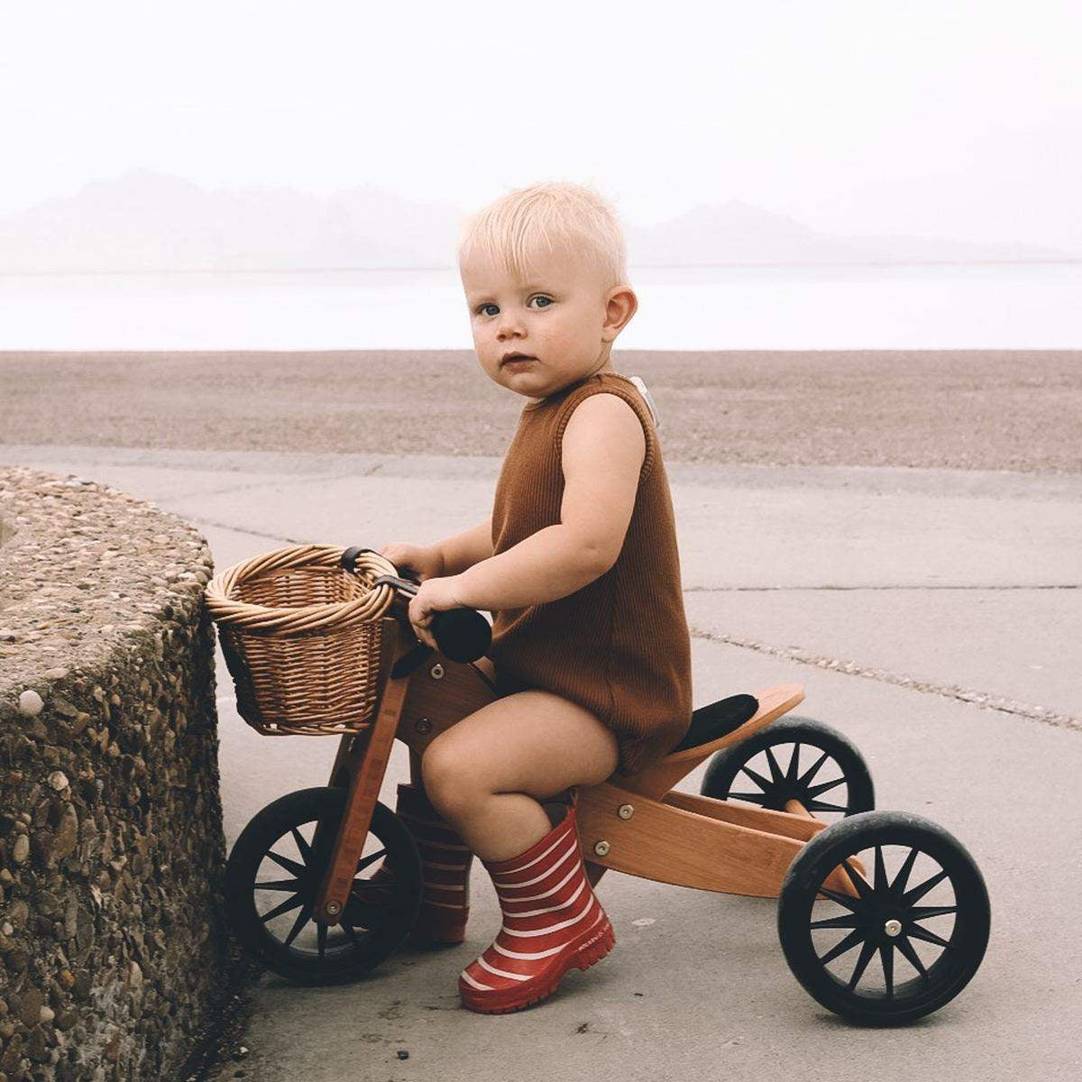 Kinderfeets Tiny Tot 2 in 1 Balance Bike - Bamboo