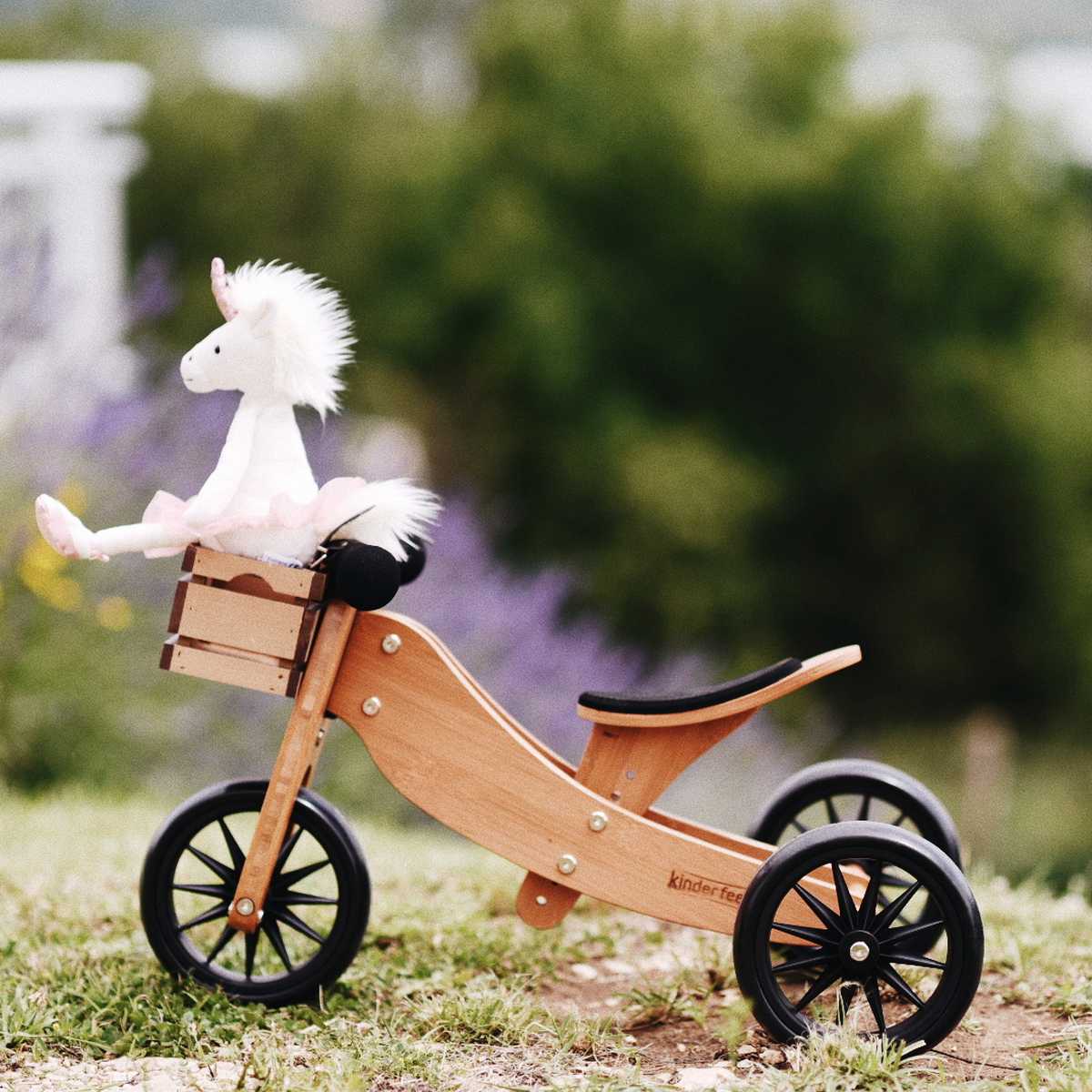 Kinderfeets Tiny Tot 2 in 1 Balance Bike - Bamboo
