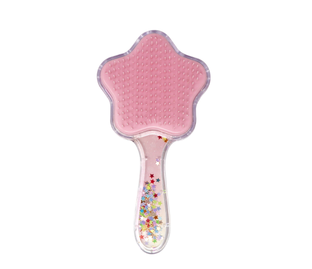 Unicorn & Vibrant Vacation Holographic Glitter Hairbrush
