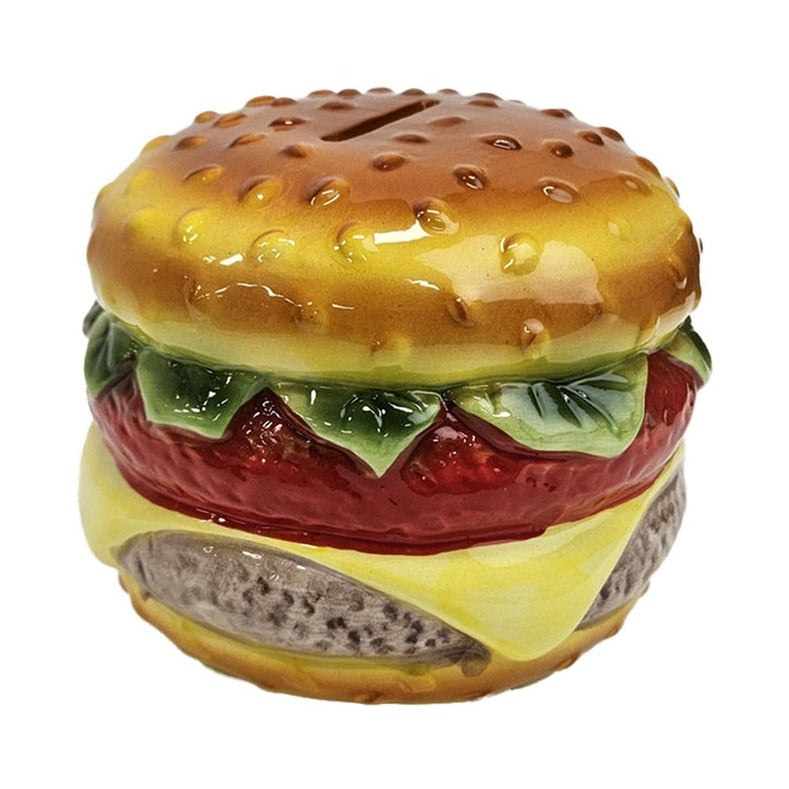 Dolomite Hamburger Money Bank - 12.5cm