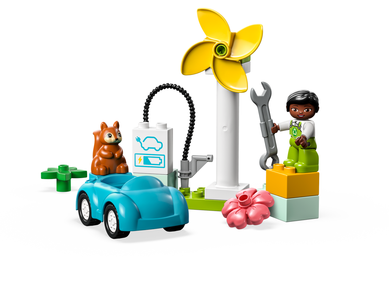 10985 Wind Turbine and Electric Car