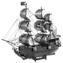 Metal Earth ICONX Black Pearl - Black Version