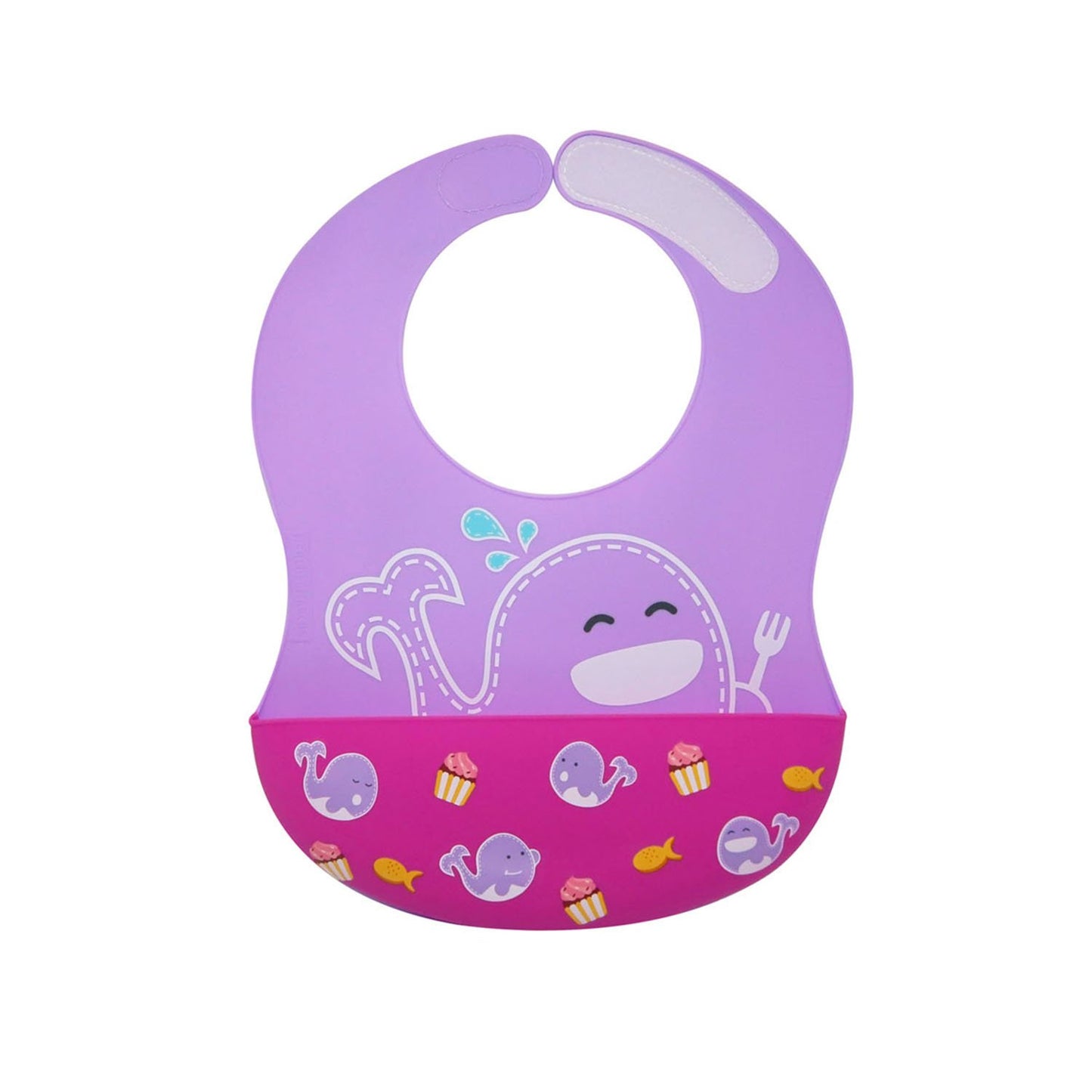 Wide Coverage silicone Bib