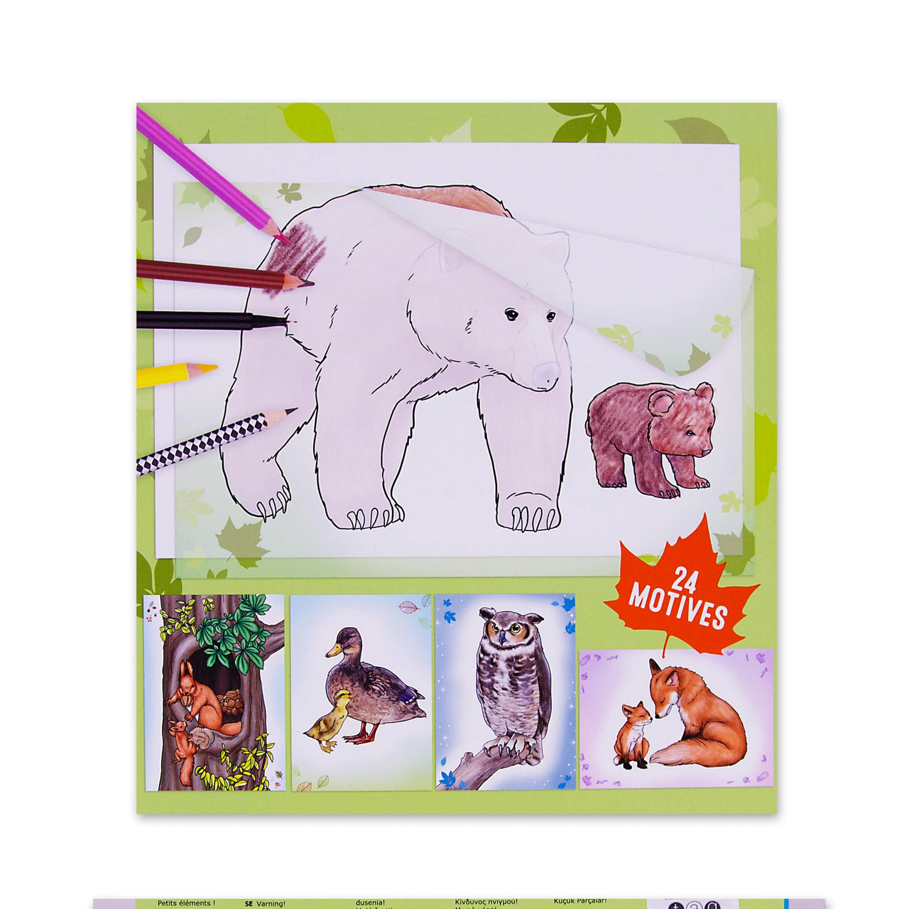 Copy & Colouring Book - Wildlife