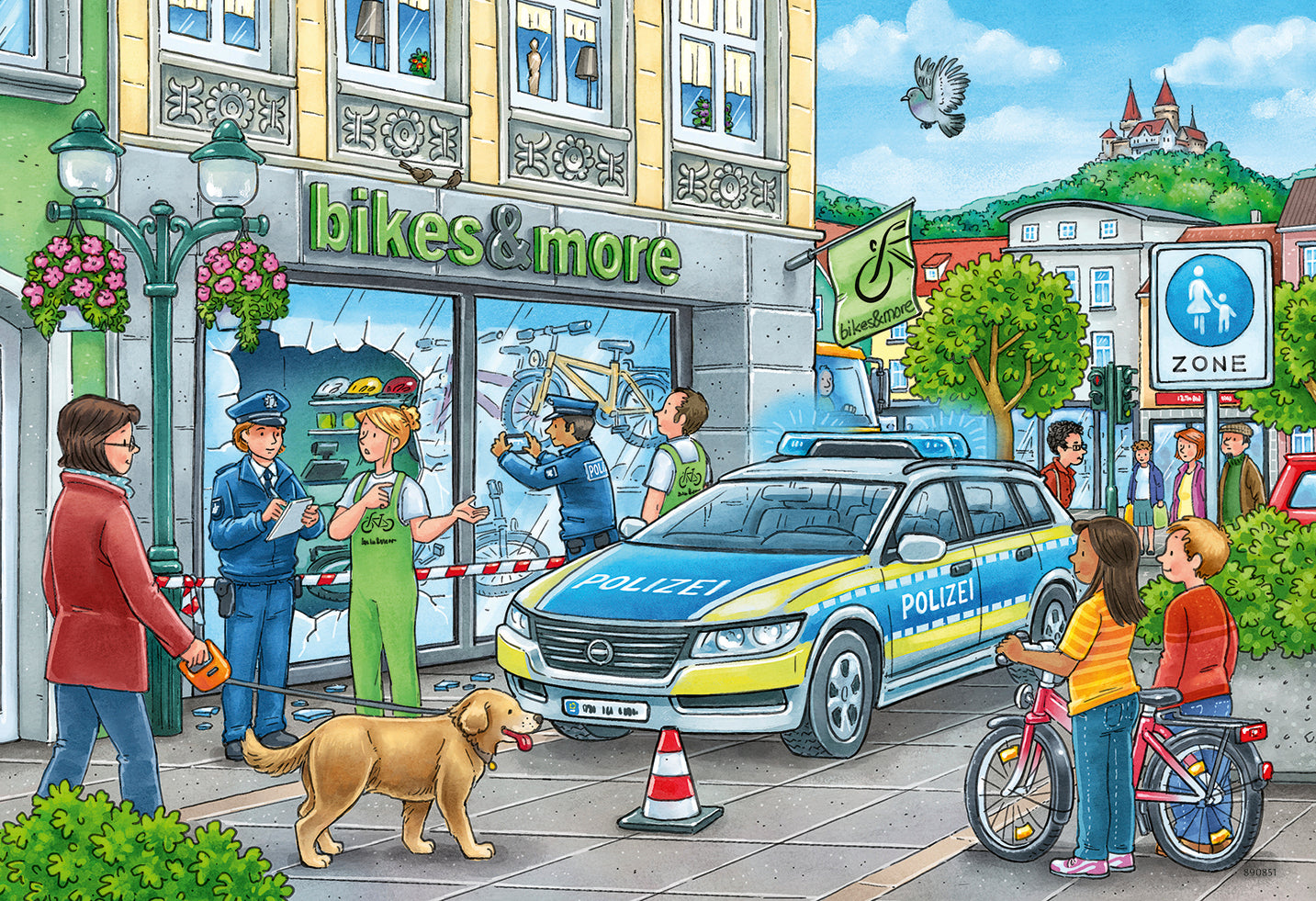 2 x 24 pc Puzzle - Police At Work