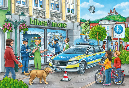 2 x 24 pc Puzzle - Police At Work