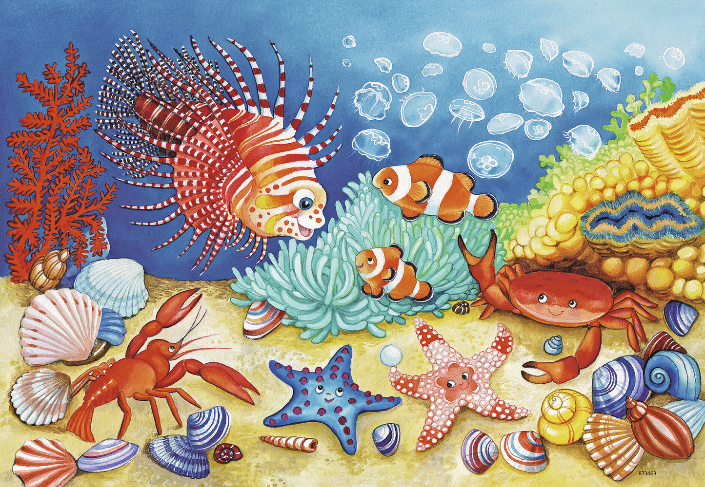 2 x 12 pc Puzzle - On the Seabed