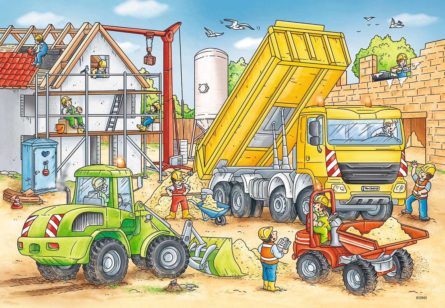 2 x 24 pc Puzzle - Hard at Work