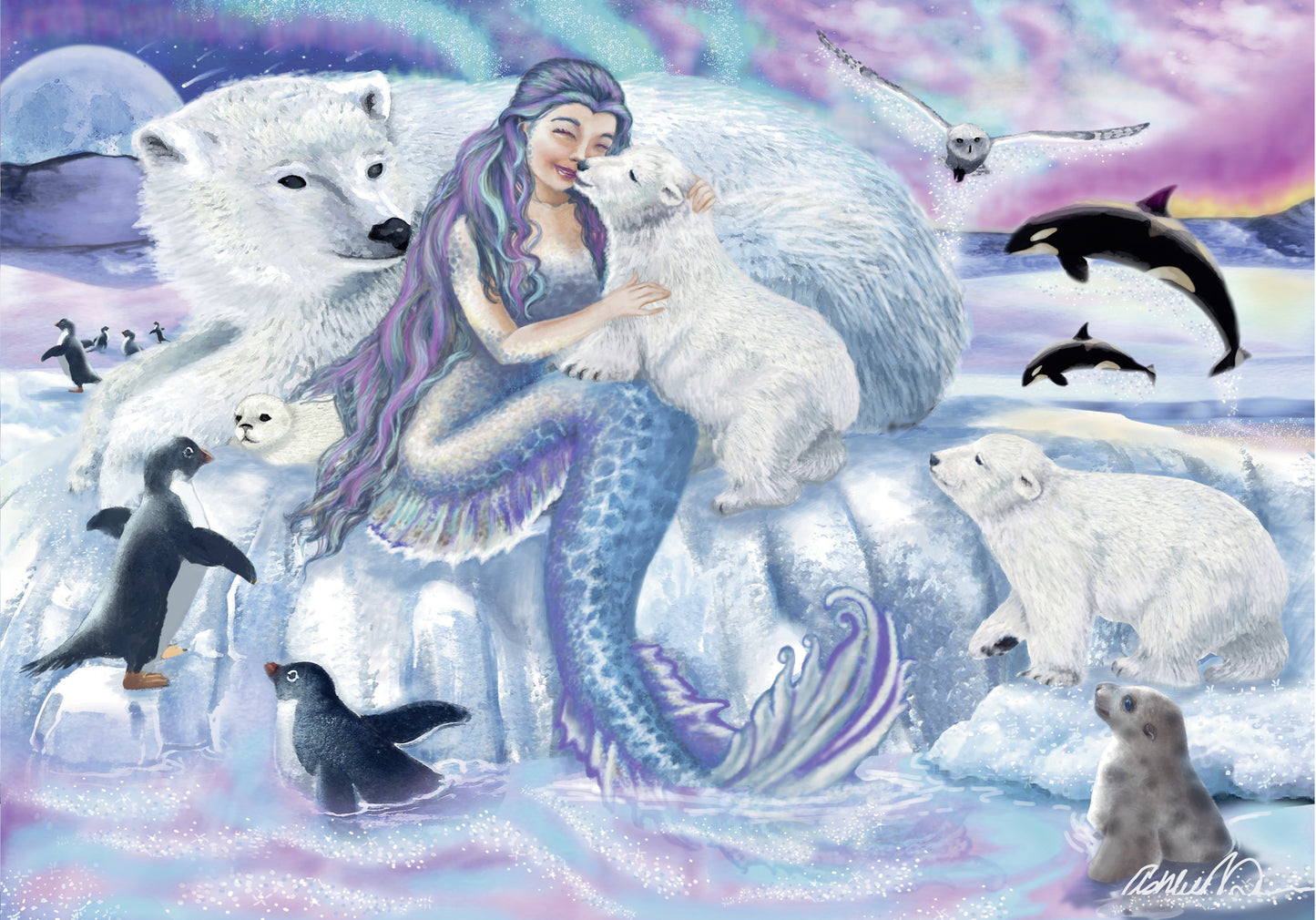 2 x 24 pc Puzzle - Mermaid Adventures