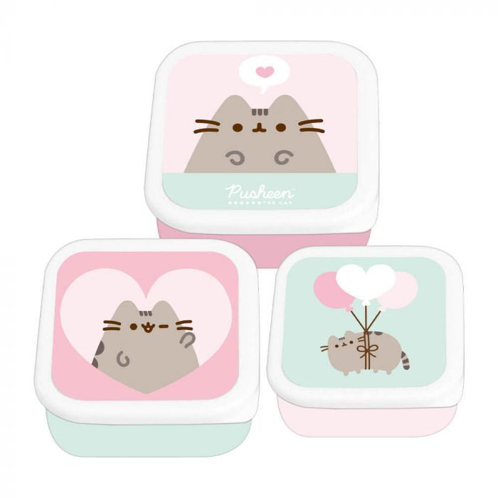 Pusheen Plastic Storage Pots