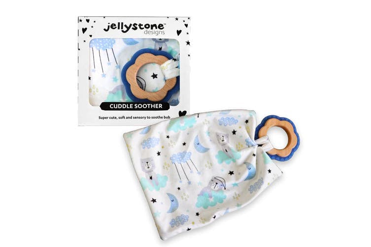 Cuddle Soother Blanket and teether ring