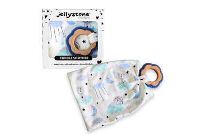 Cuddle Soother Blanket and teether ring