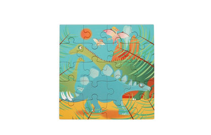 2 x 20 pc Magnetic Puzzle - Dinosaurs