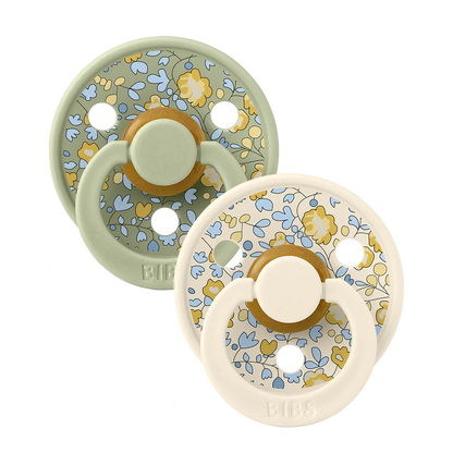 Liberty Round Pacifier Dummies Size 1 (Birth-6 Months) - 2pk