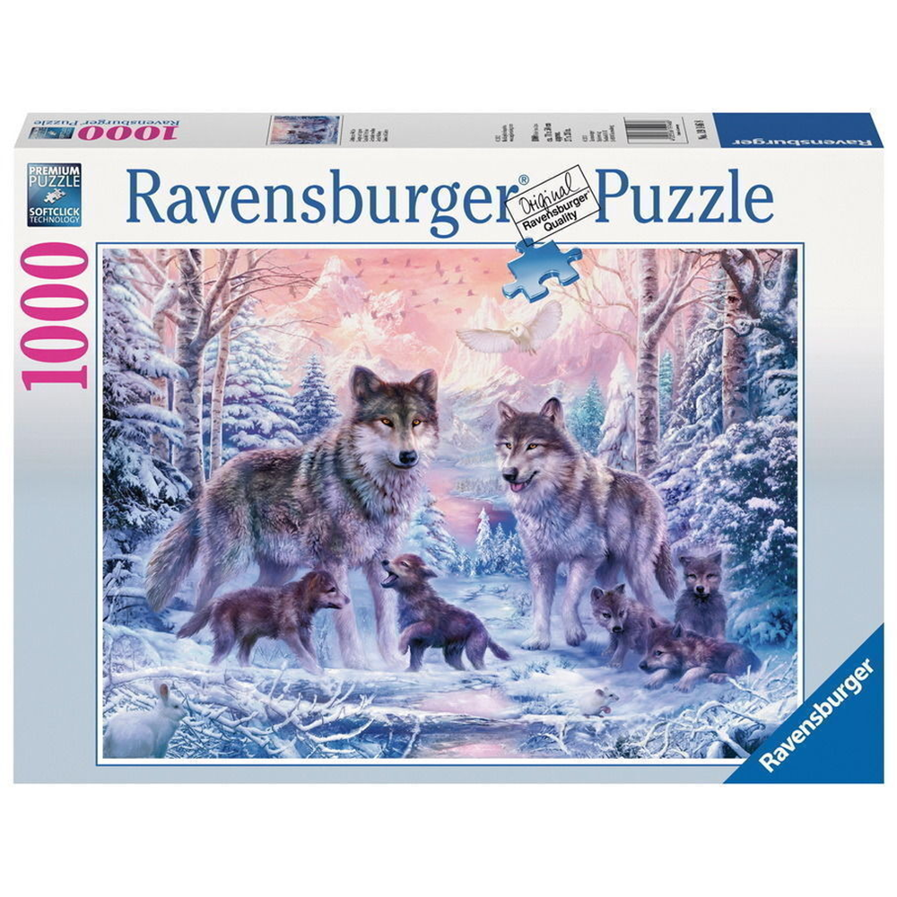 1000 pc Puzzle - Arctic Wolves