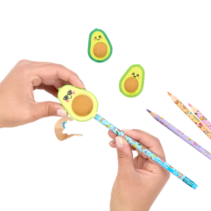 Avocado Love Erasers and Sharpener