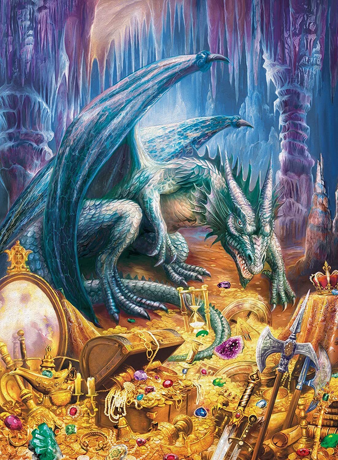 100 pc Puzzle - Dragon's treasure