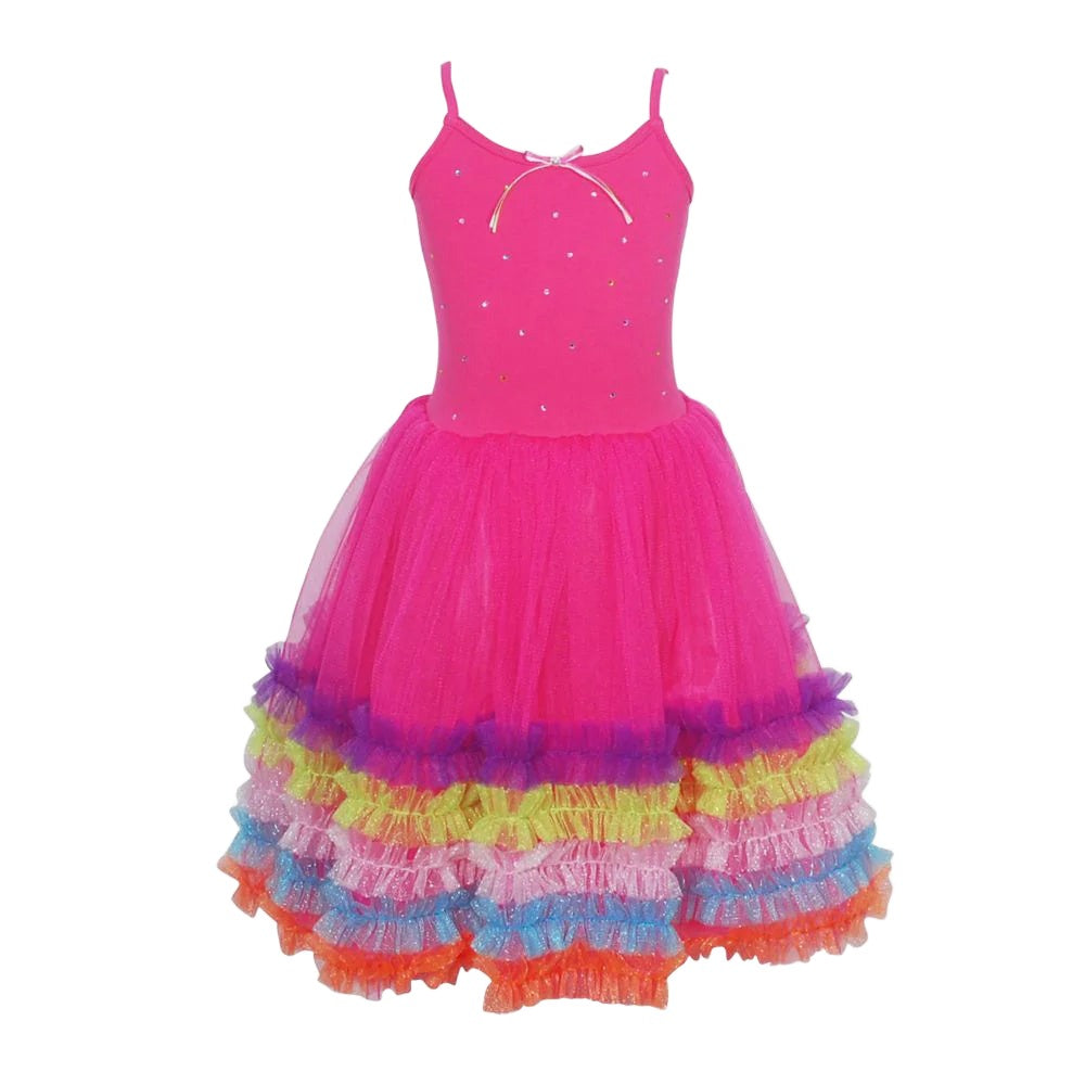 Fiesta Dress Hot Pink