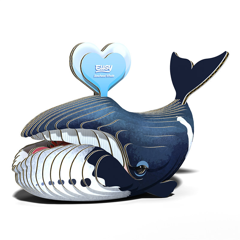 3D Cardboard Model Kit - Bowhead Whale