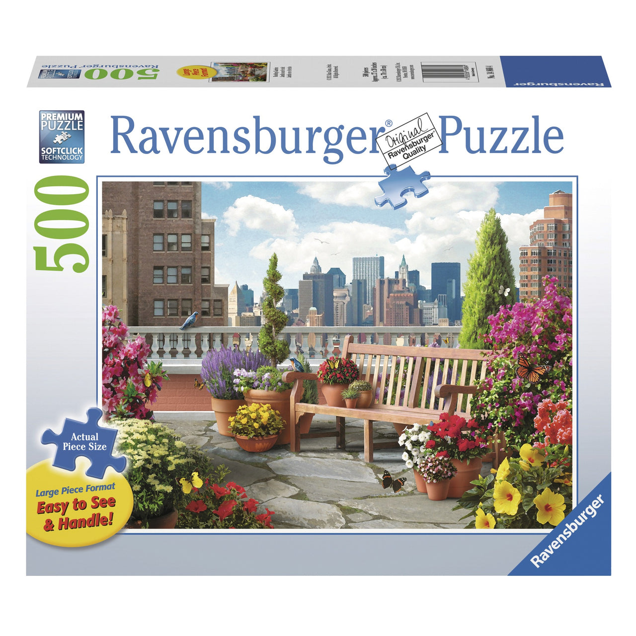 500 pc Puzzle XL Format - Rooftop Garden