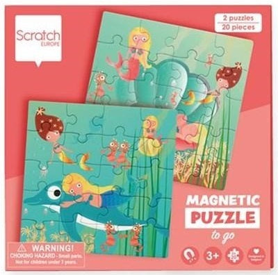 2 x 20 pc Magnetic Puzzle - Mermaids