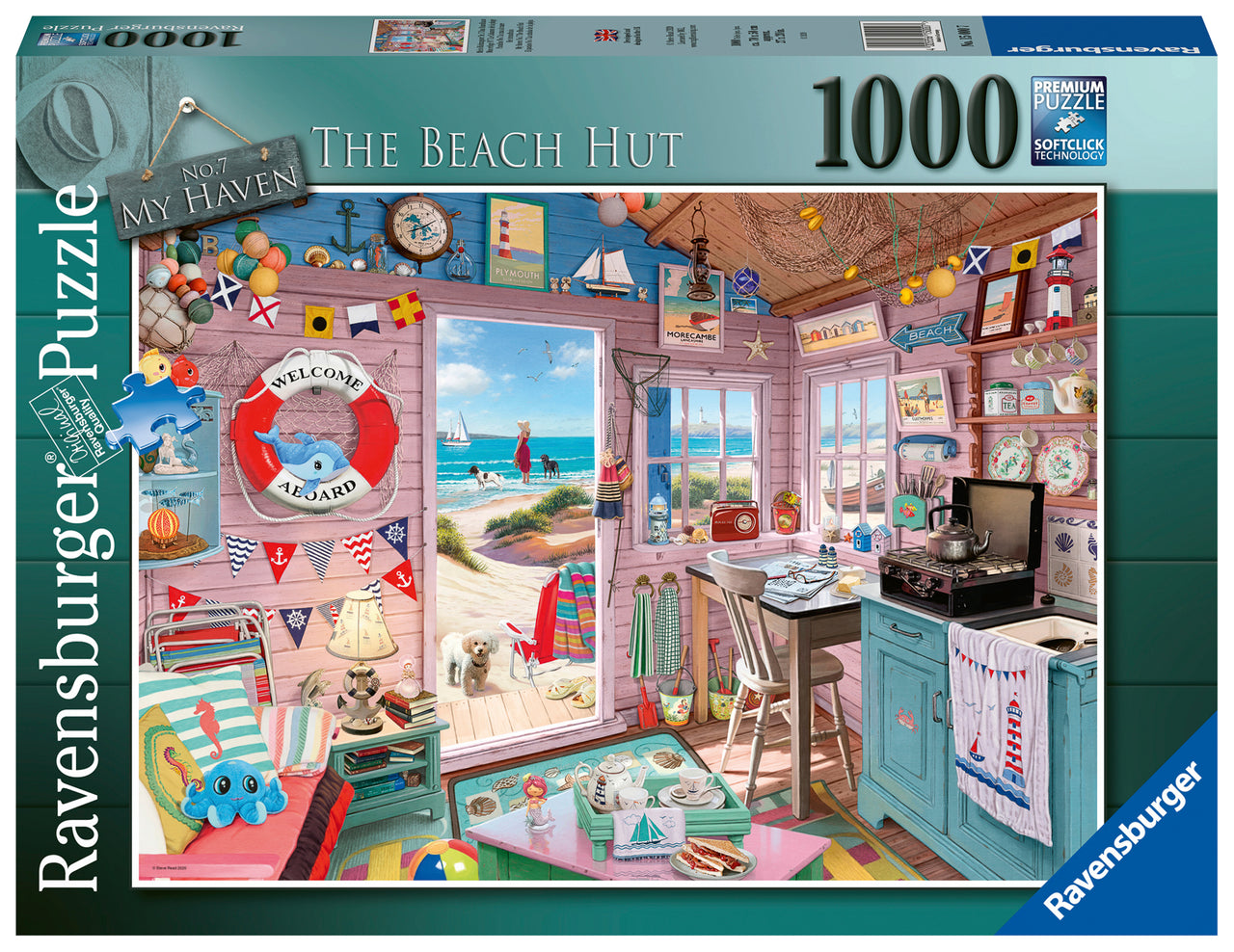 1000 pc Puzzle - My Haven No. 7 The Beach Hut