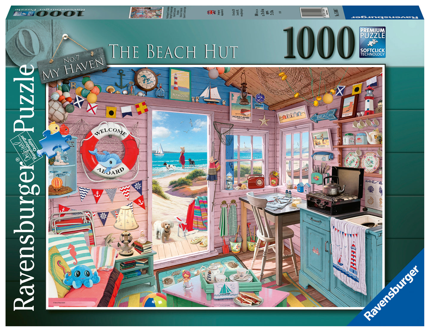 1000 pc Puzzle - My Haven No. 7 -The Beach Hut