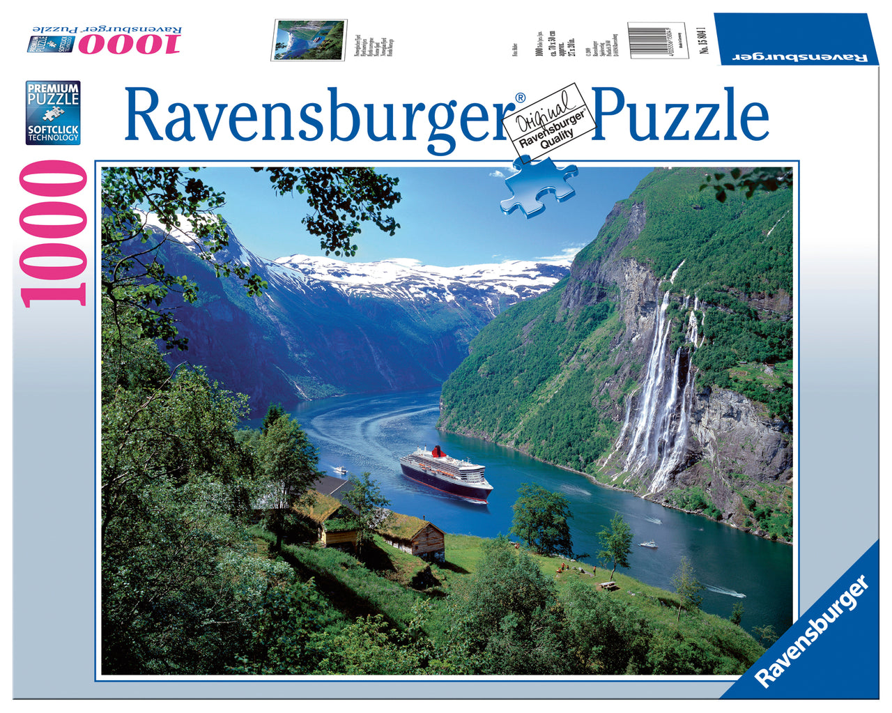 1000 pc Puzzle - Norwegian Fjord