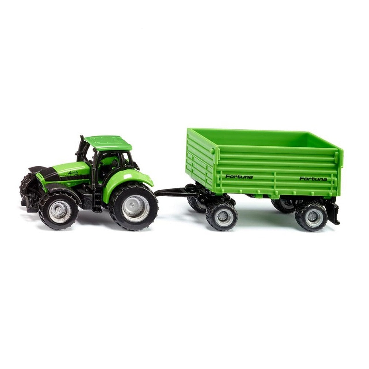 1606 DEUTZ-FAHR with Fortuna 4-wheel trailer