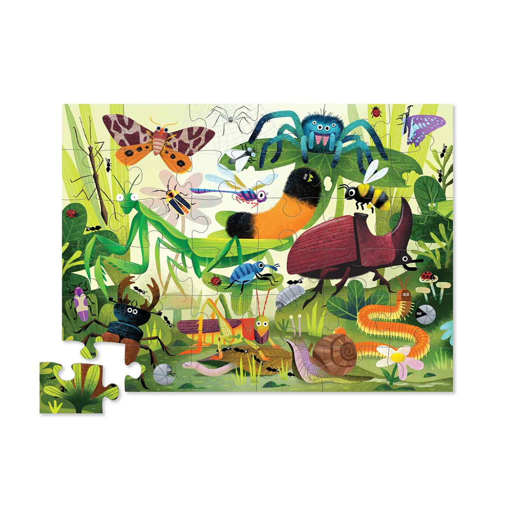 Classic Floor Puzzle 36 pc - Backyard Bugs