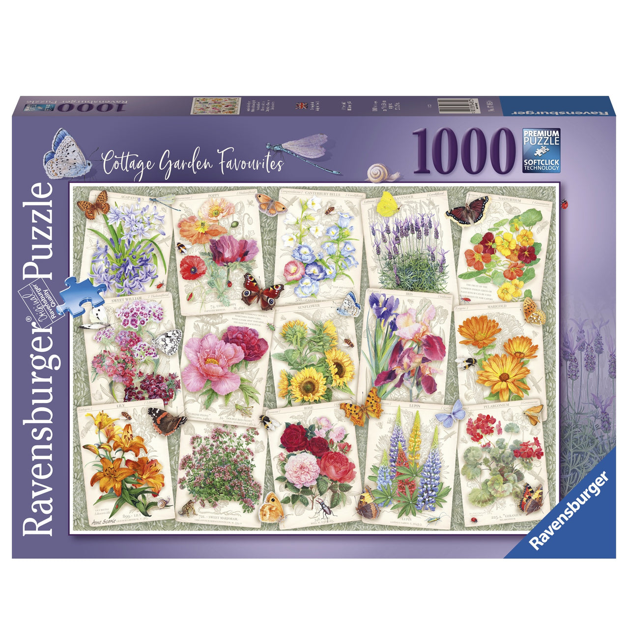 1000 pc Puzzle- Cottage Garden Favourites