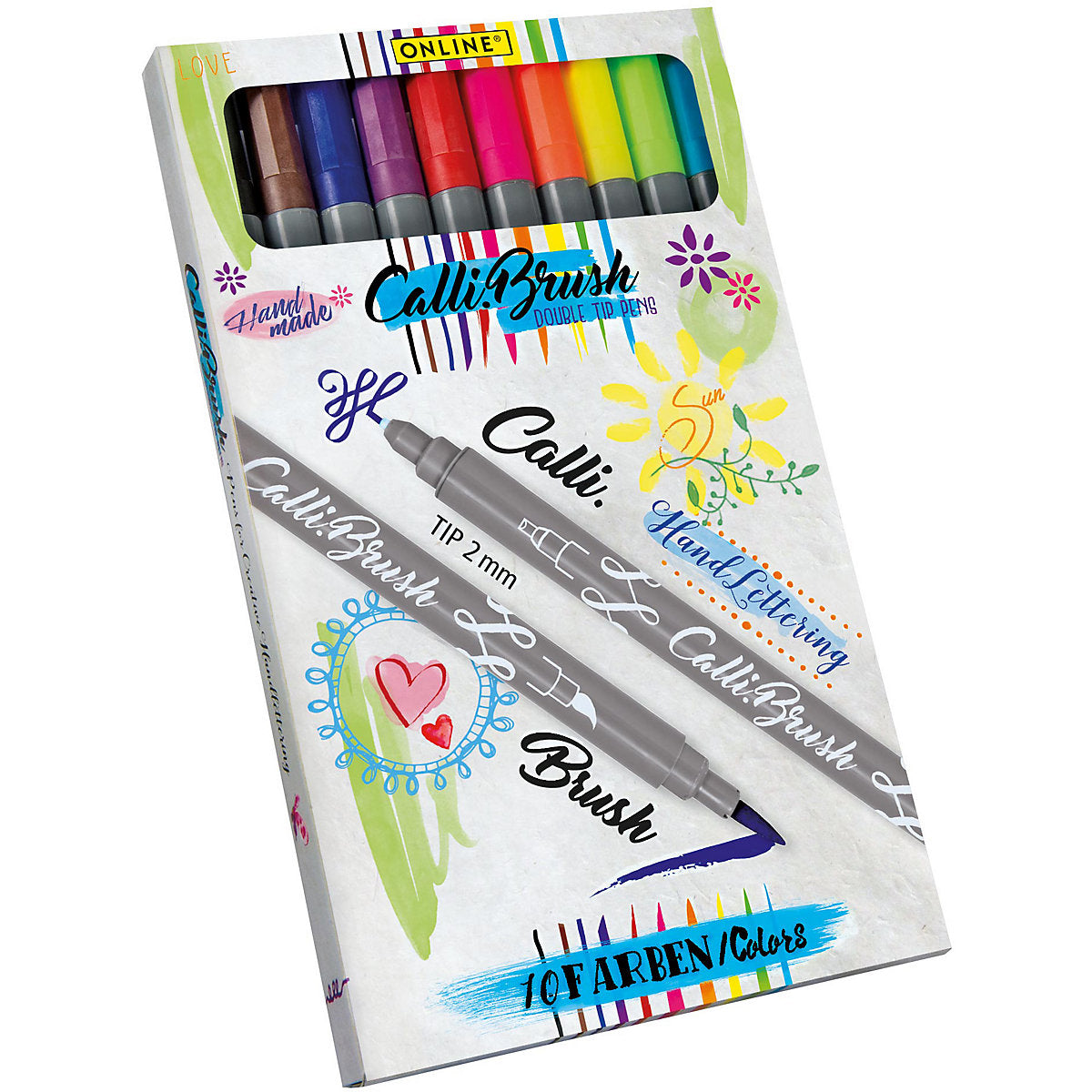 Callibrush Double Tip Pens Set of 10