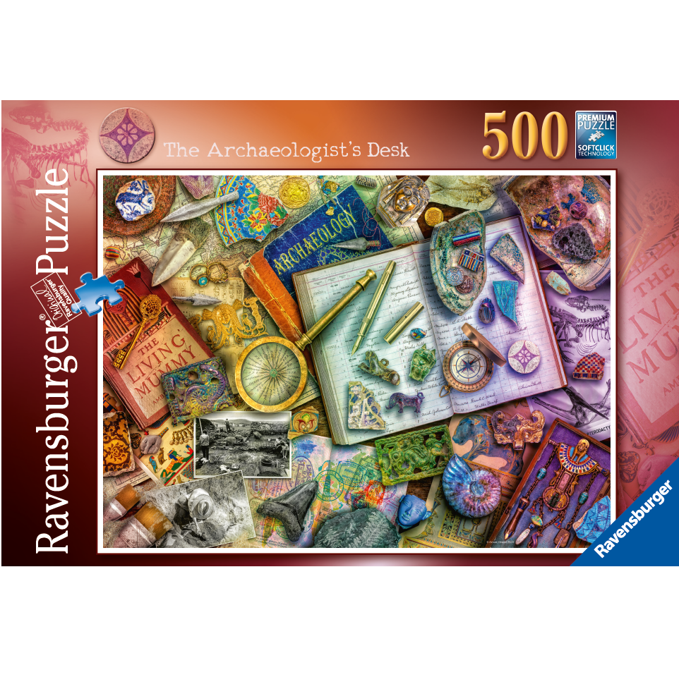 500 pc Puzzle - The Archaeologist's Desk