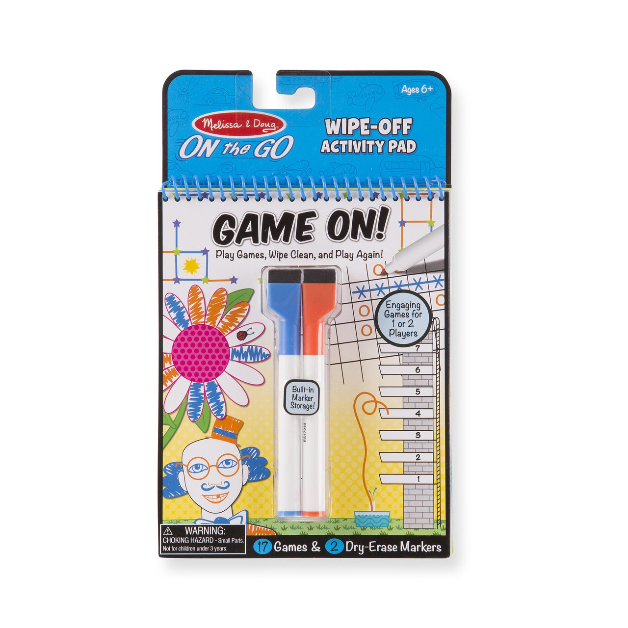 Wipe-off Activity Pad - Game on!
