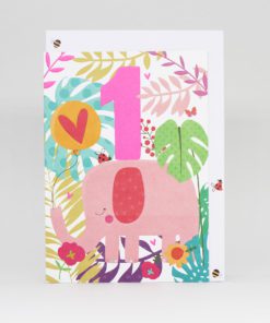Birthday Card - Age Pink (Wildlings)