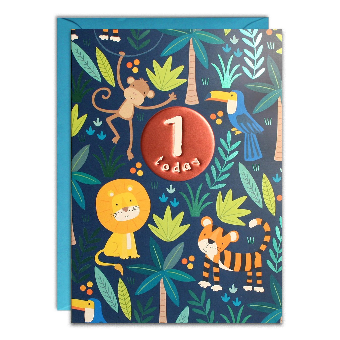 Birthday Card - Age Blue