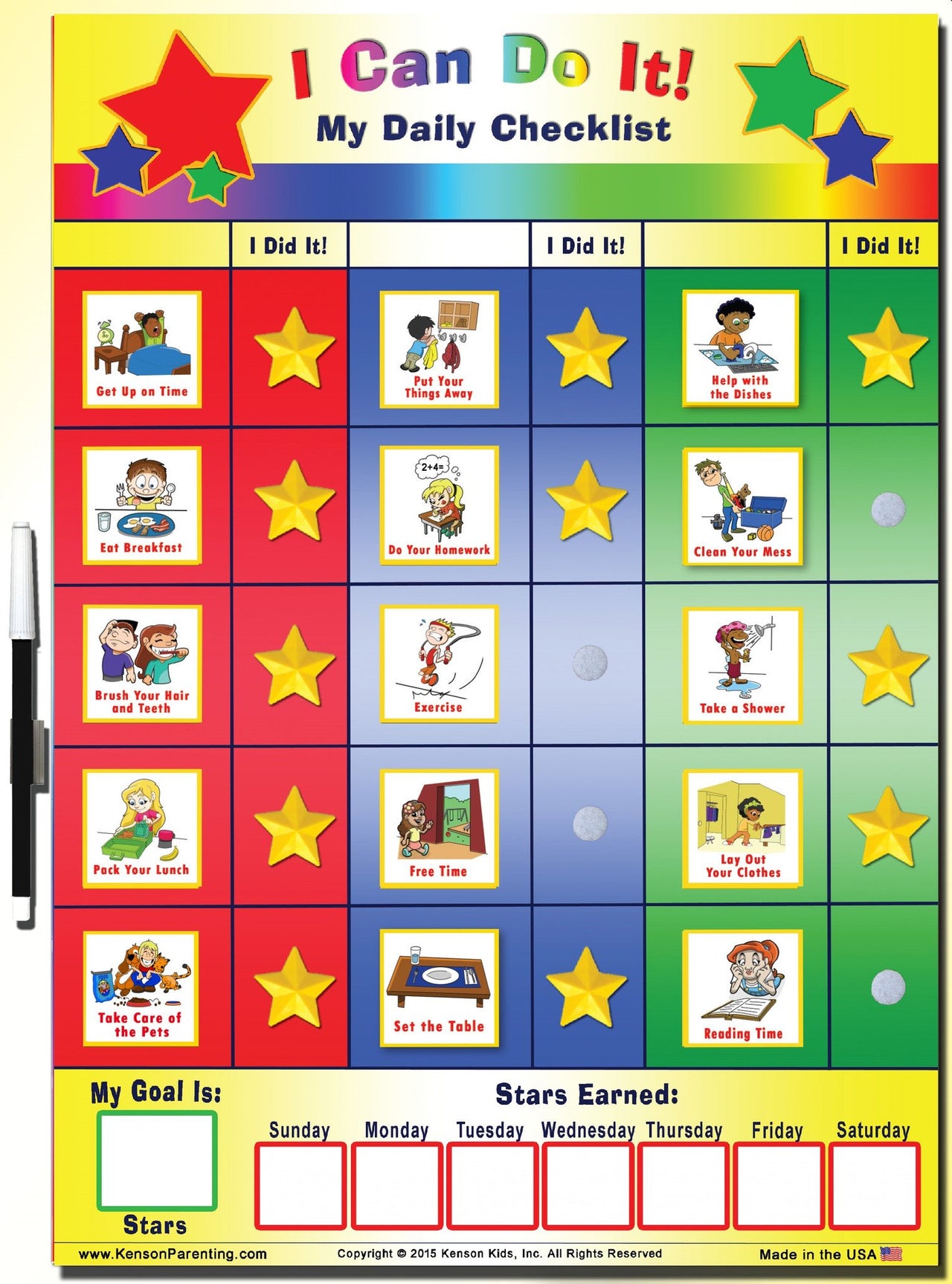 I Can Do It Daily Checklist