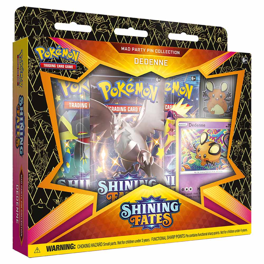 Pokemon TCG Shining Fates - Mad Party Pin Collection