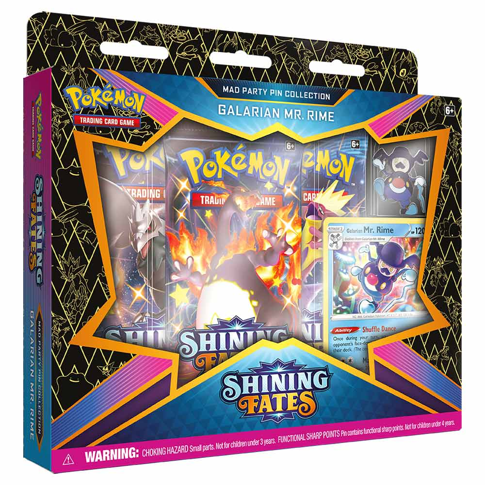 Pokemon TCG Shining Fates - Mad Party Pin Collection