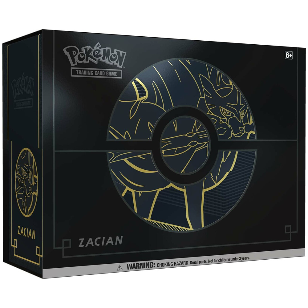 Pokemon TCG Sword and Shield Elite Trainer Box Plus - Zacian OR  Zamazenta