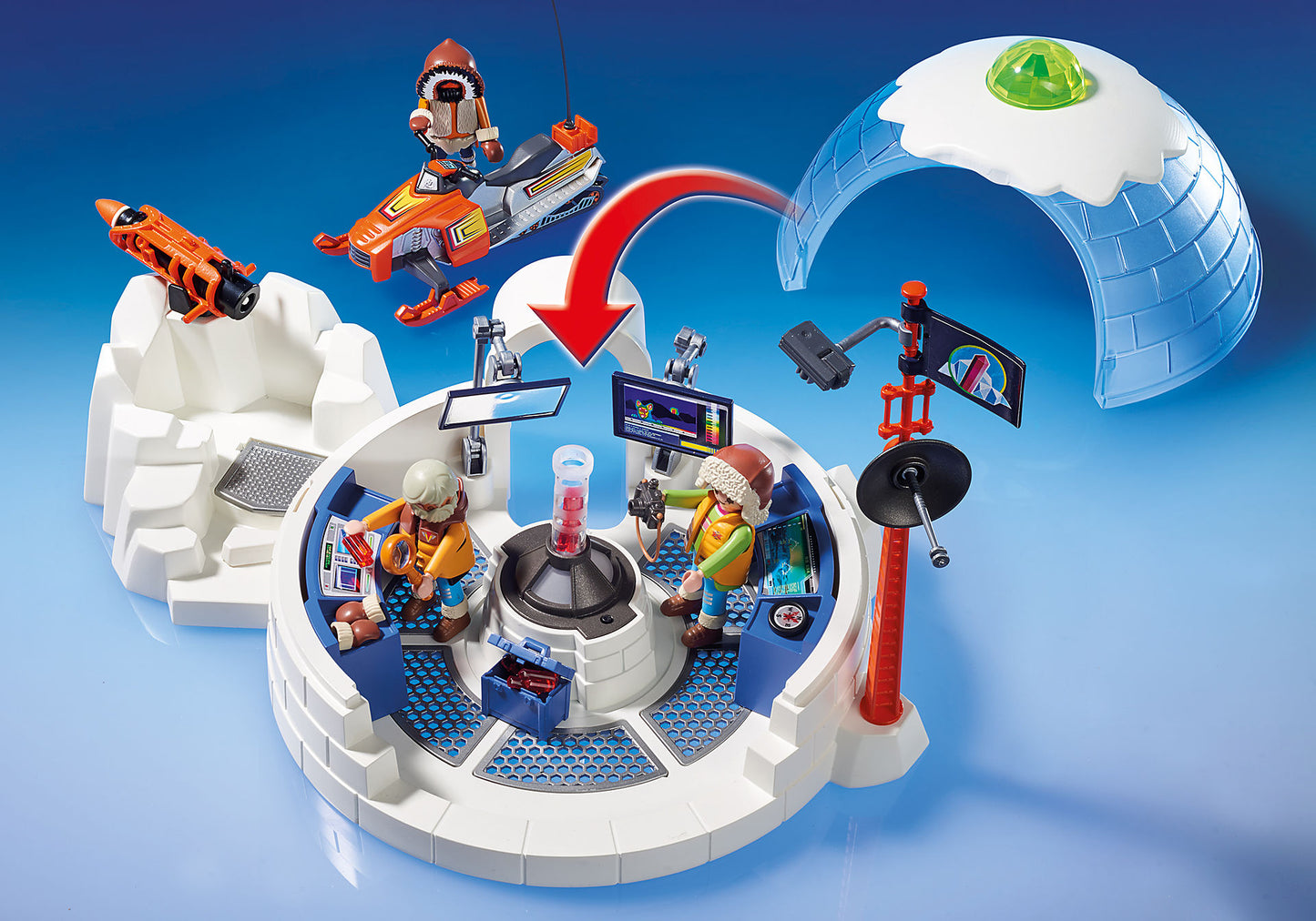 Action -  Arctic Expedition Headquarters 9055