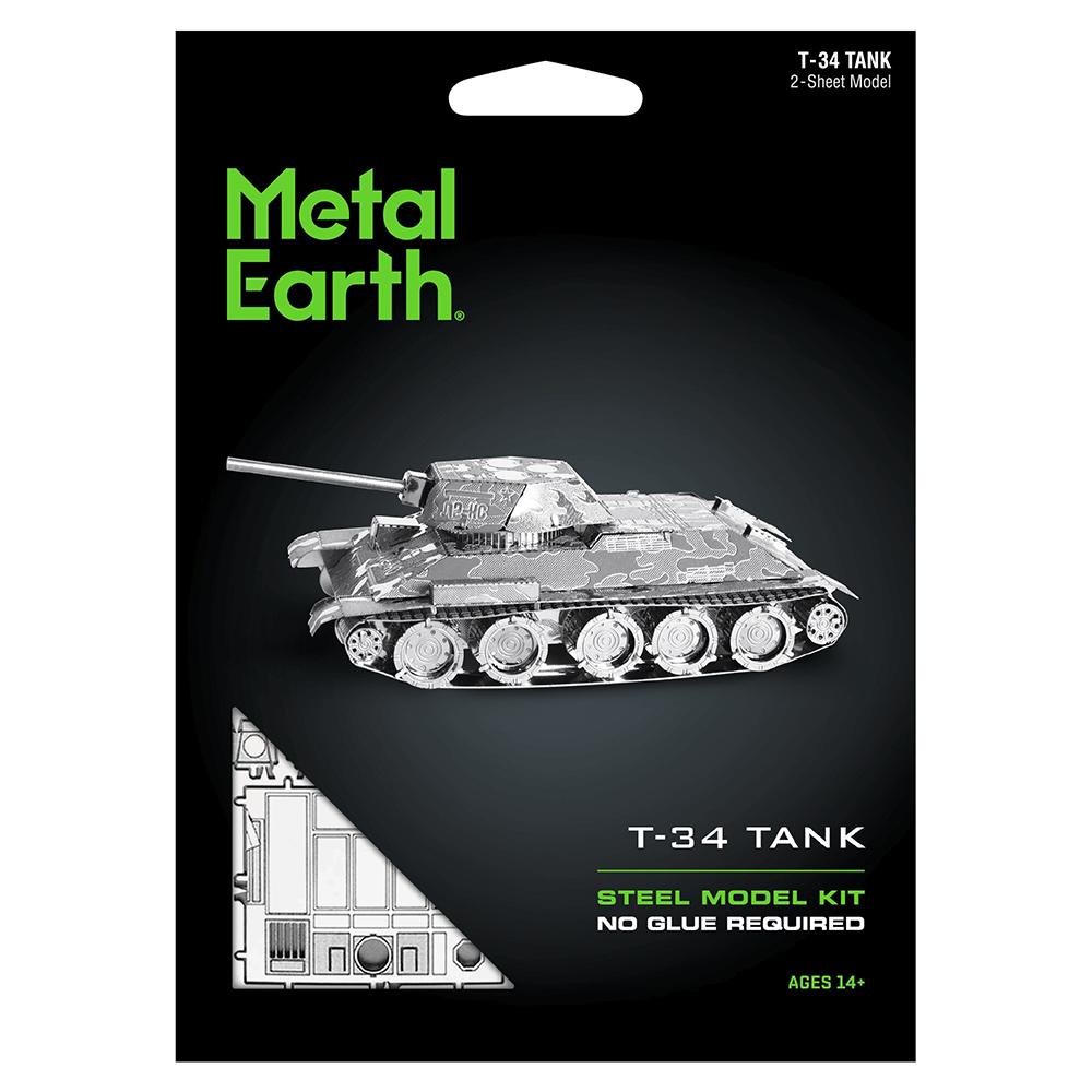 Metal Earth Model Kit - T-34 Tank