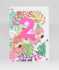 Birthday Card - Age Pink (Wildlings)
