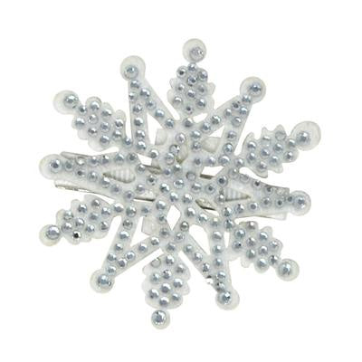 Hairclip - Rhinestone Snowflake