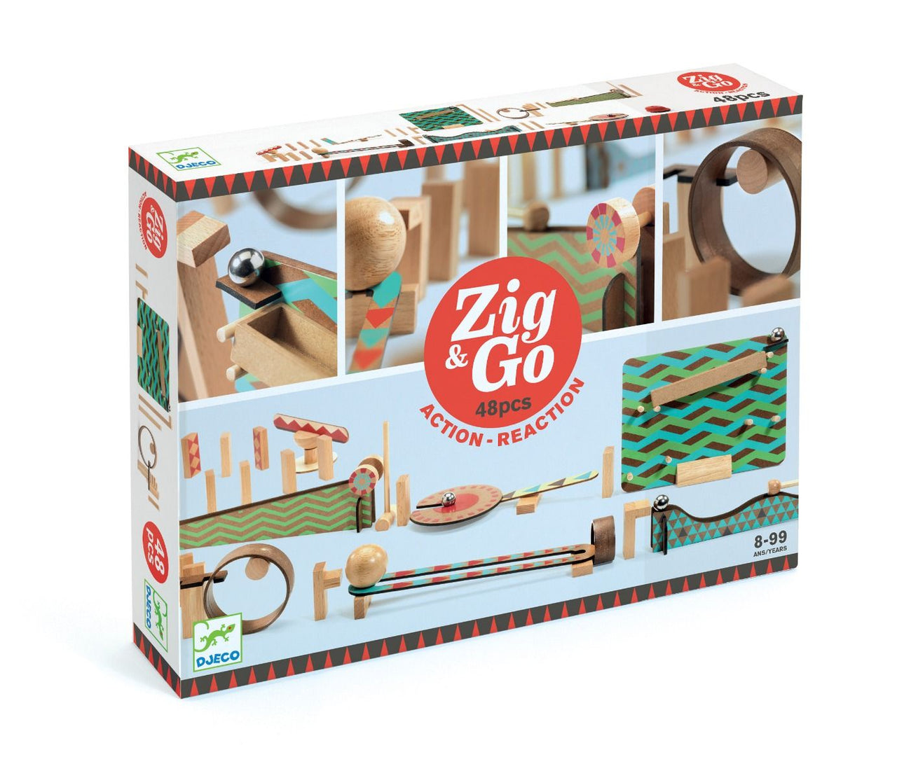 Zig & Go Action Reaction - 48pcs