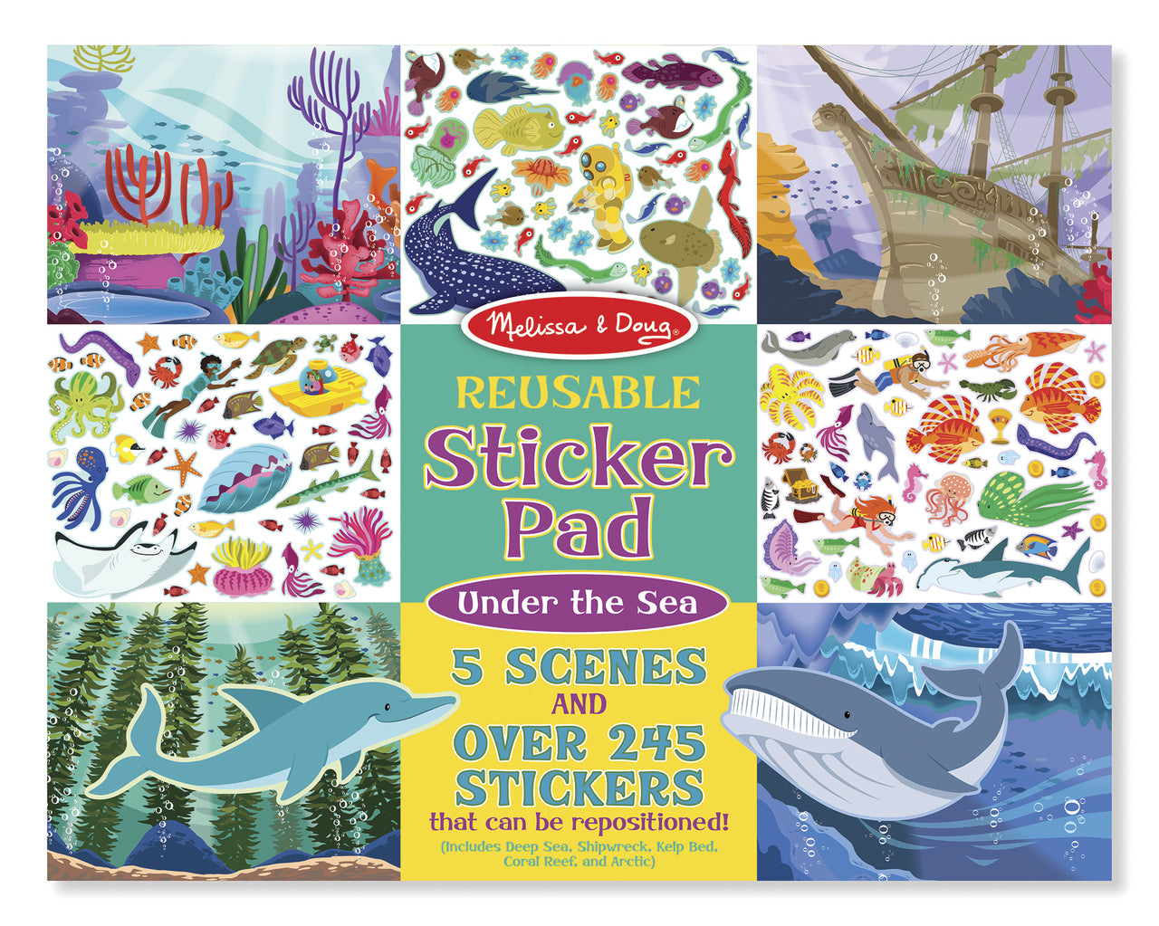 Reusable Sticker Pad - Under the Sea